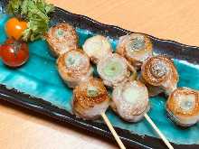 Assorted grilled skewers, 3 kinds