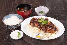 Miso cutlet meal set