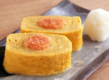 Omelet of spicy cod roe