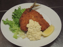 Deep-fried horse mackerel