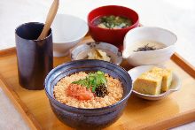 Soboro Gohan (seasoned ground meat rice)