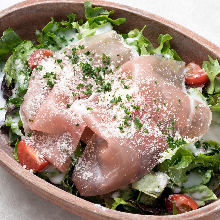 Raw ham salad
