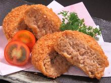 Minced Kurobuta pork cutlet