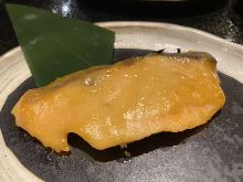 Grilled fatty salmon with Saikyo miso