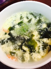 Chinese-style egg drop soup