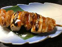 Negima (green onion pieces and chicken) (Salt or Sauce)