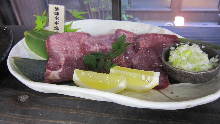 Negi tan shio (salted tongue with green onions)