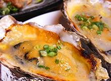 Unsalted grilled oyster