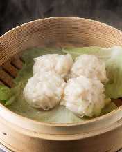 Squid shaomai dumplings