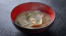 Manila clams miso soup