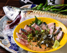 "Goma-saba" sesame-flavored mackerel (regional dish)