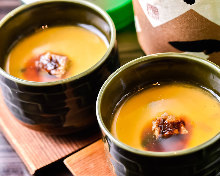 Foie gras chawanmushi (steamed egg custard)