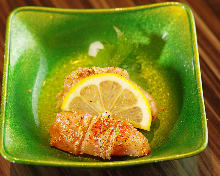 Seared spicy cod roe