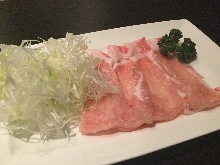 Pork shabu-shabu