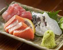 Assorted sashimi, 3 kinds Assorted sashimi, 3 kinds