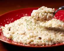 Cheese risotto