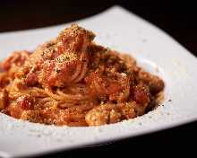 Creamy chicken and tomato pasta