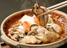 Oyster hotpot