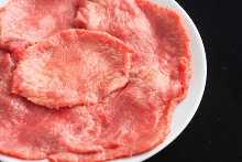 Premium grilled tongue seasoned with salt