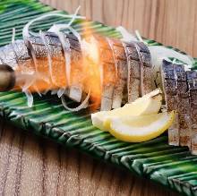 Seared mackerel