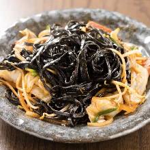 Squid Ink Yakisoba