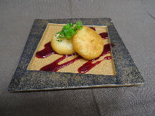 Glutinous Rice Cakes with Potato