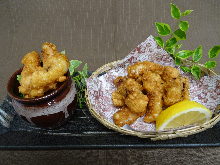 Fried octopus