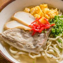 Okinawan noodles with sparerib