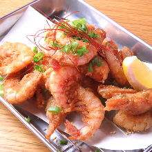Deep-fried Satsuma Red Shrimp