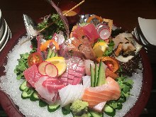 Assorted sashimi, 6 kinds