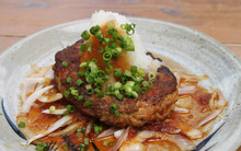 Japanese-style hamburg steak