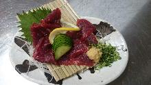 Whale sashimi