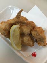 Fried Japanese pufferfish