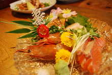 Assorted sashimi