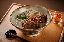Okinawa soba noodles