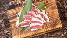 Horse belly sashimi