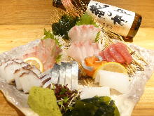 Assorted sashimi, 5 kinds