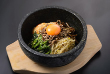 Stone grilled bibimbap