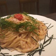 Spaghetti with mentaiko