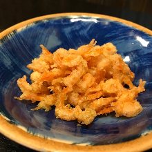 Fried small shrimp