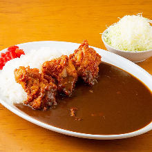 Fried food curry