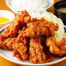 Fried chicken set meal