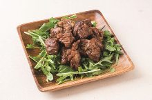 Charcoal grilled meat