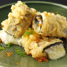 Fried conger eel and cheese wrapped tofu skin("yuba")