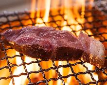 Grid-grilled Wagyu beef