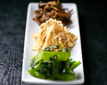Namul (Korean seasoned vegetables or wild greens)
