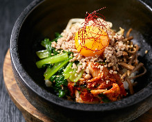 Stone grilled bibimbap