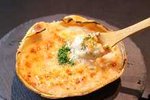 Crab gratin