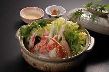 Crab hotpot