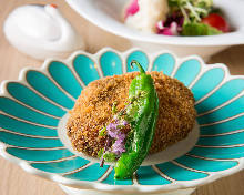 Minced beef cutlet